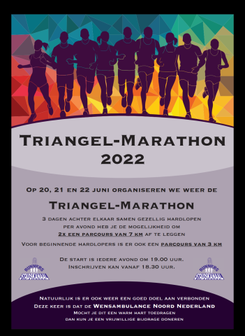 Flyer Triangel Marathon 2022